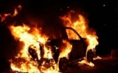 В поселке под Калининградом ночью сгорело сразу четыре автомобиля