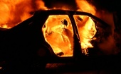 В Калининграде на Полоцкой сгорел автомобиль